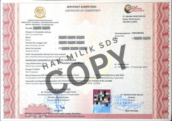 Star Driving Solution Training Pengemudi B3